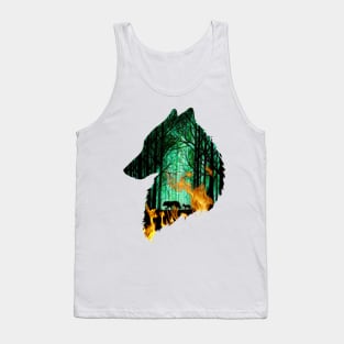 Wolf Pack In The Wild for wolf lovers Tank Top